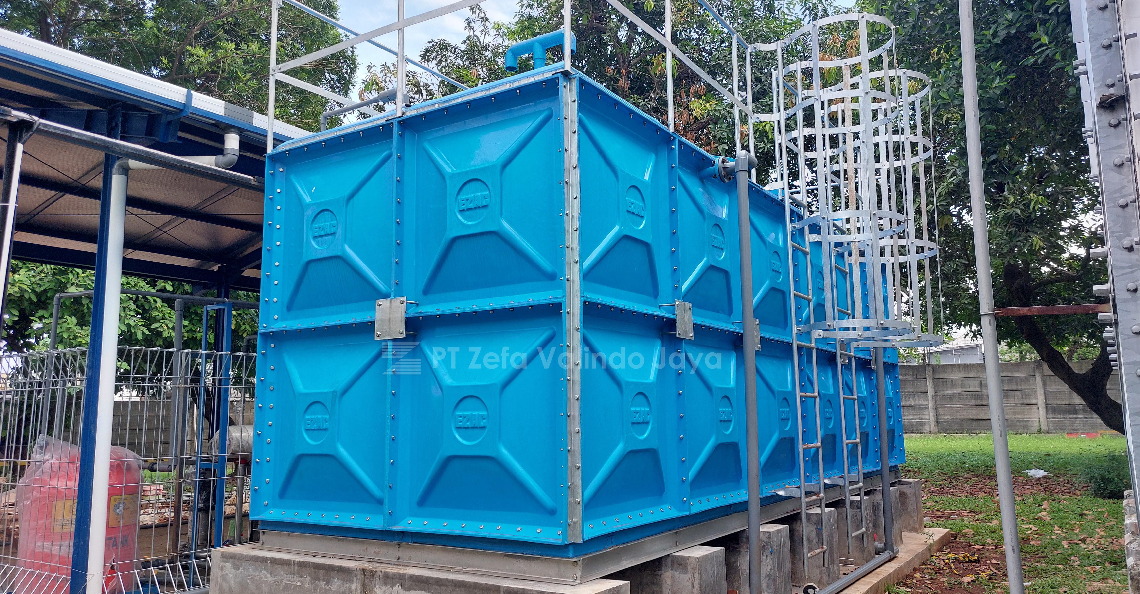 clean water storage tank tangki penampungan air bersih tangki FRP